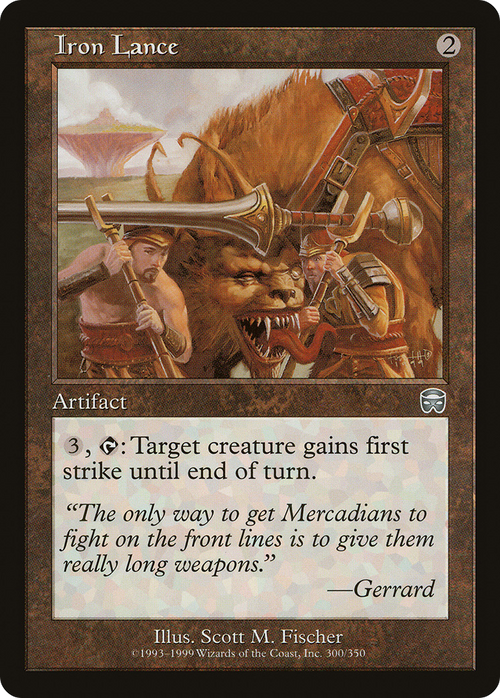 Iron Lance (MMQ-300) - Mercadian Masques Foil