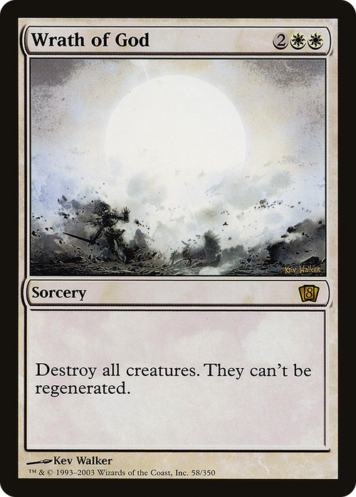 Wrath of God (8ED-058) - 8th Edition