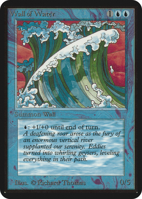 Wall of Water (LEA-) - Limited Edition Alpha