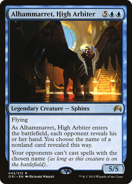 Alhammarret, High Arbiter (ORI-043) - Magic Origins