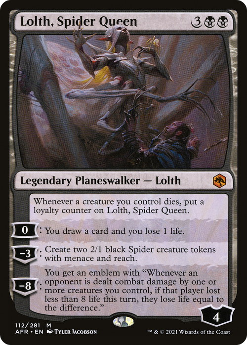 Lolth, Spider Queen (AFR-112) - Adventures in the Forgotten Realms