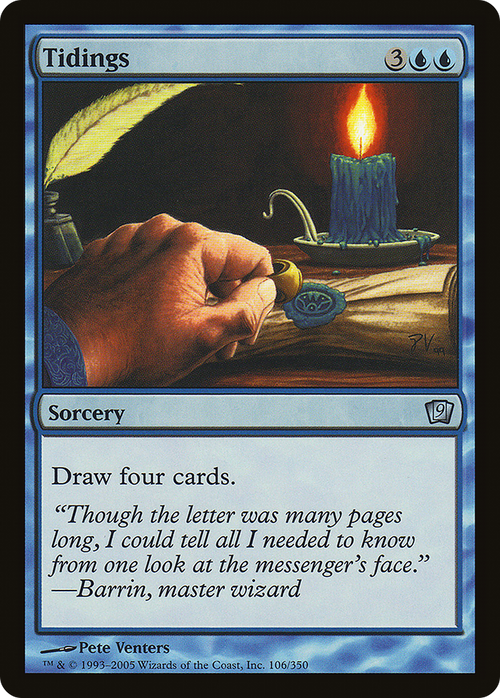 Tidings (9ED-106) - 9th Edition Foil