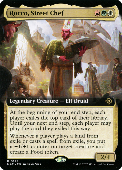 Rocco, Street Chef (Extended Art) (MAT-179) - March of the Machine: The Aftermath: (Extended Art) Foil