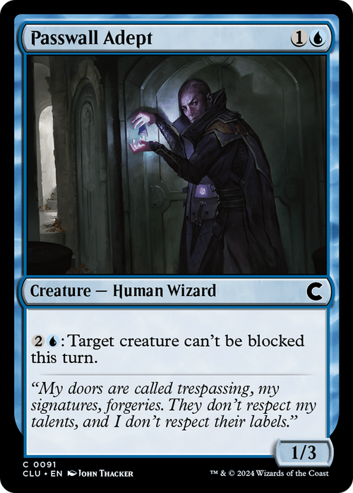 Passwall Adept (CLU-091) - Ravnica: Clue Edition