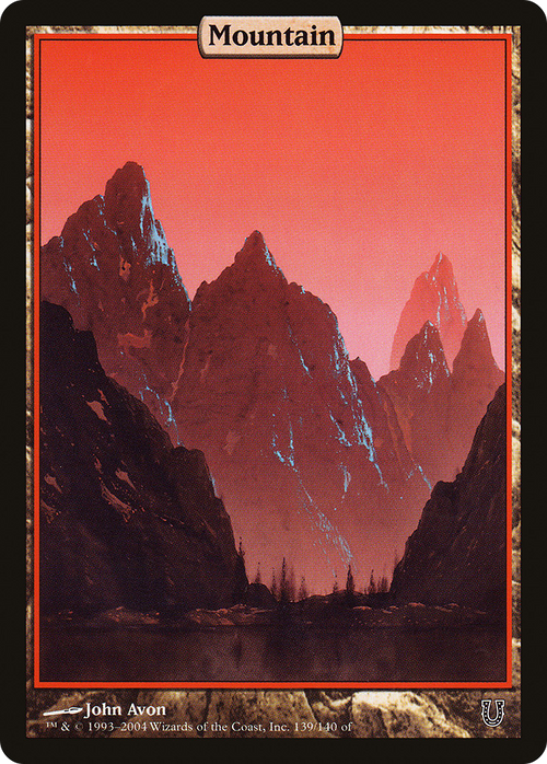 Mountain - Full Art (UNH-139) - Unhinged