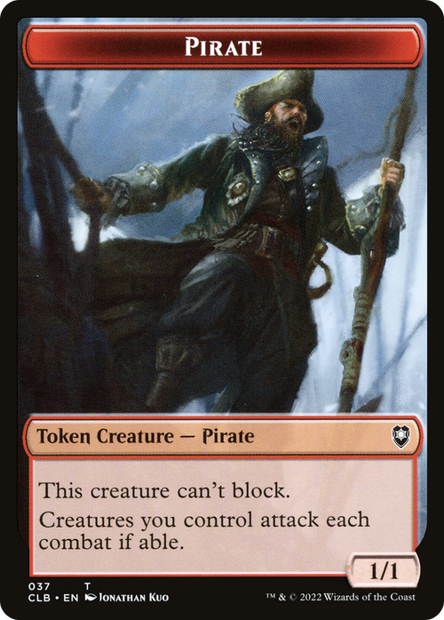 Pirate (TCLB-037) - Battle for Baldur's Gate Tokens
