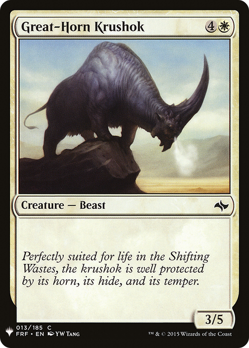 Great-Horn Krushok (LIST-FRF-13) - The List