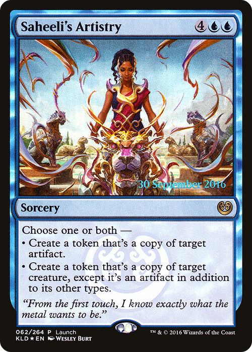 Saheeli's Artistry (LARP-062) - Kaladesh Promos Foil