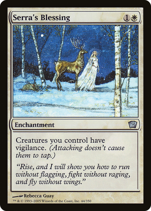 Serra's Blessing (9ED-) - 9th Edition Foil