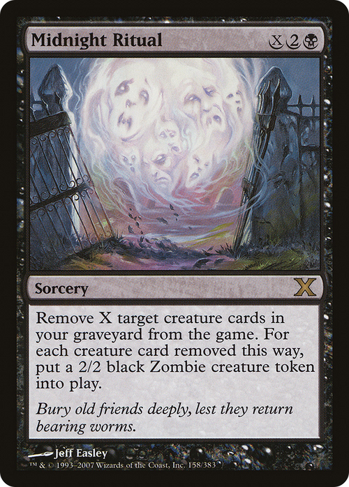 Midnight Ritual (10E-158) - Tenth Edition Foil