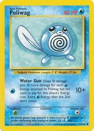Poliwag 059/102  Base Set - Common