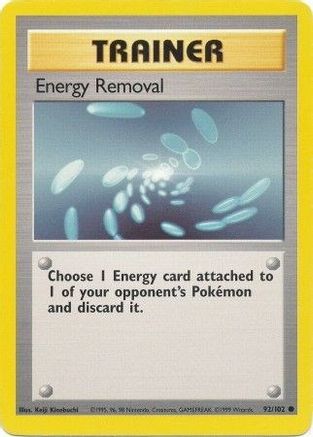 Energy Removal 092  Base Set - Common
