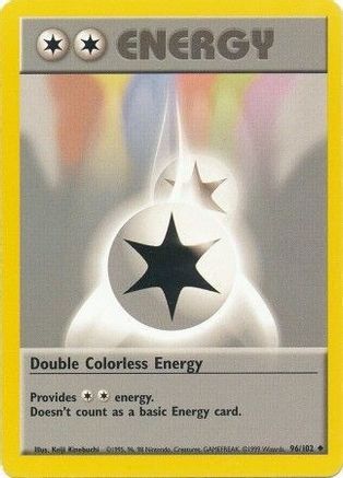 Double Colorless Energy 096  Base Set - Uncommon