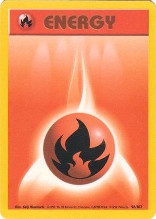 Fire Energy 098  Base Set - Common