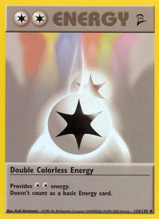 Double Colorless Energy 124  Base Set 2 - Uncommon