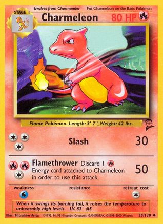 Charmeleon 035  Base Set 2 - Uncommon