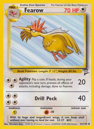 Fearow 041  Base Set 2 - Uncommon