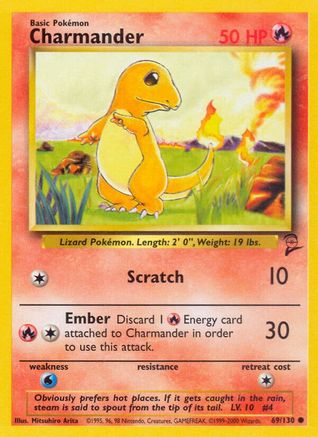 Charmander 069  Base Set 2 - Common