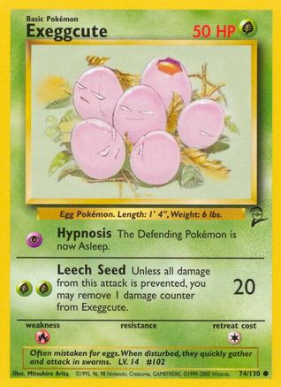Exeggcute 074  Base Set 2 - Common