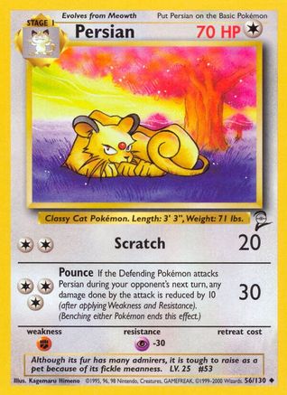 Persian 056/130  Base Set 2 - Uncommon