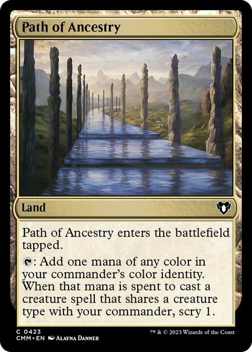 Path of Ancestry (CMM-423) - Commander Masters Foil