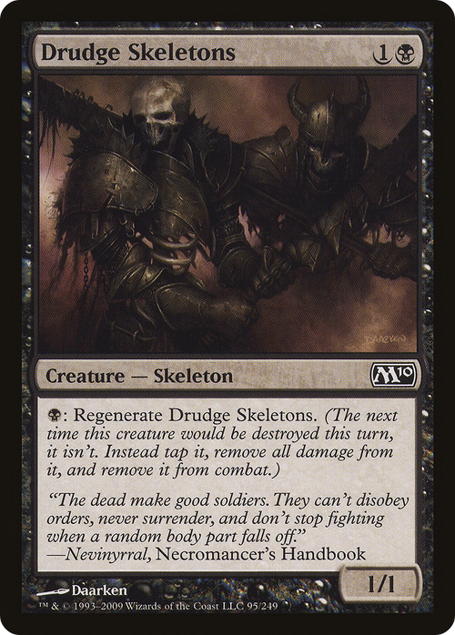 Drudge Skeletons (M10-095) - Magic 2010 Foil