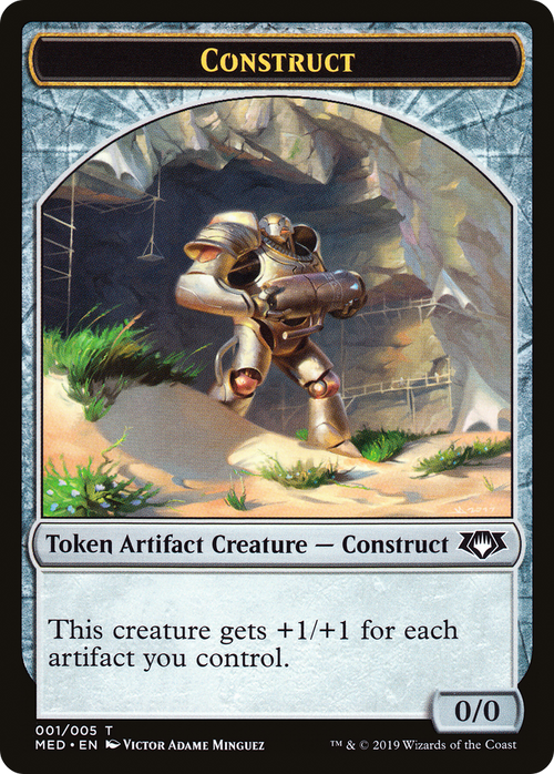 Construct Token (001) (MED2-0R1) - Mythic Edition Tokens
