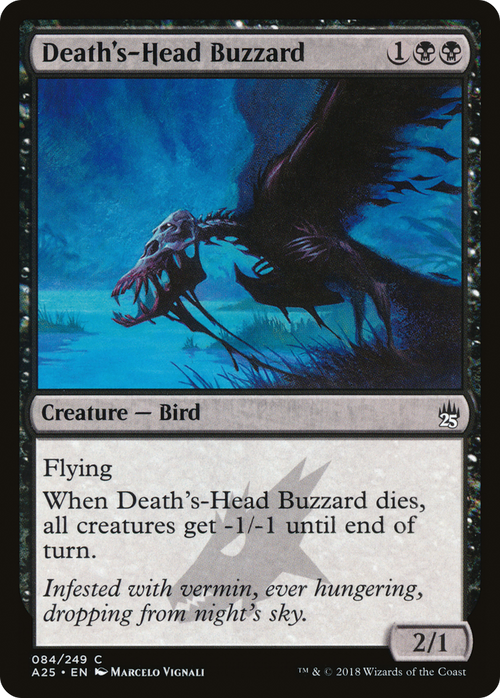 Death's-Head Buzzard (A25-084) - Masters 25