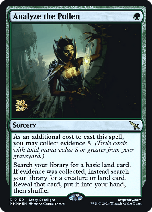 Analyze the Pollen (PRE-150) - Murders at Karlov Manor Promos Foil