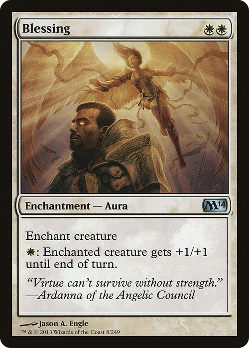 Blessing (M14-008) - Magic 2014 Foil