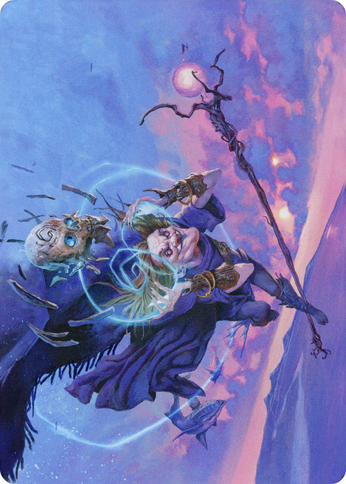 Zur, Eternal Schemer // Zur, Eternal Schemer (ADMU-056) - Dominaria United Art Series (Borderless)
