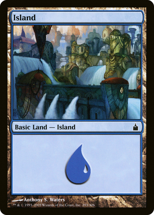 Island (293) (RAV-293) - Ravnica: City of Guilds