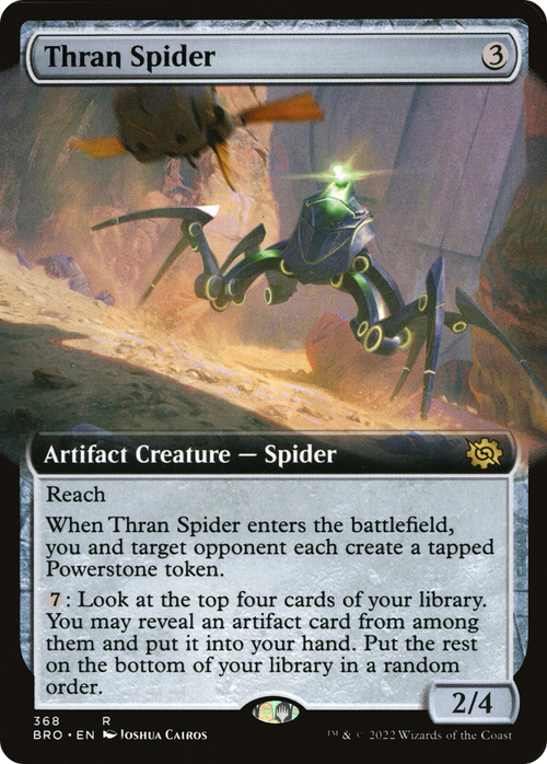 Thran Spider (Extended Art) (BRO-368) - The Brothers' War: (Extended Art)