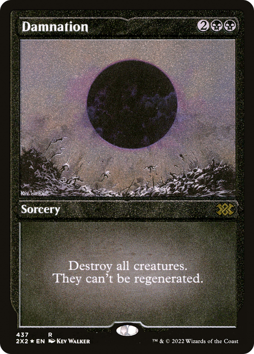 Damnation (Foil Etched) (2X2-437) - Double Masters 2022 Foil