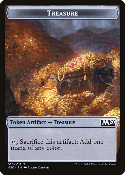 Treasure Token (M20-010) - Core Set 2020 Tokens