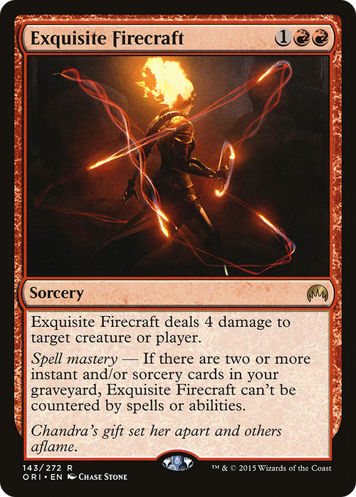 Exquisite Firecraft (ORI-143) - Magic Origins Foil