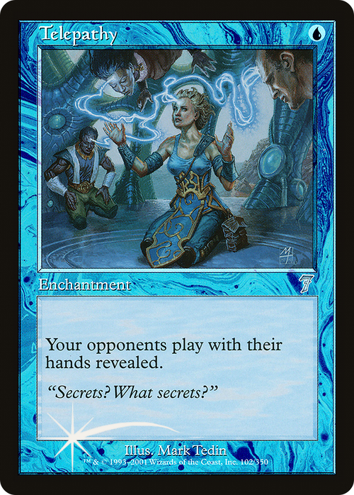 Telepathy (7ED-102) - 7th Edition Foil