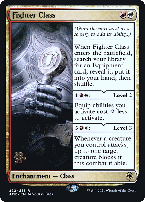 Fighter Class (PRE-222S) - Adventures in the Forgotten Realms Promos Foil