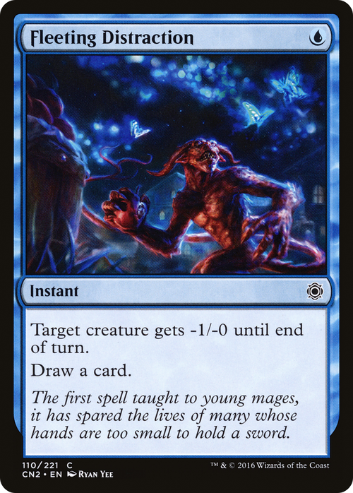 Fleeting Distraction (CN2-110) - Conspiracy: Take the Crown Foil