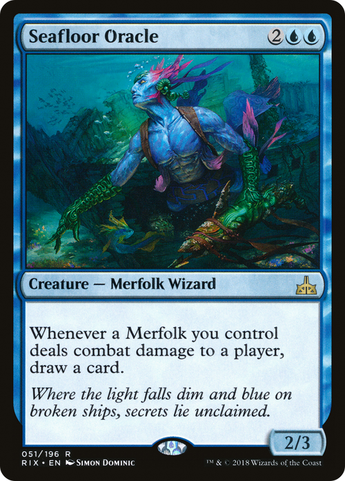 Seafloor Oracle (RIX-051) - Rivals of Ixalan Foil