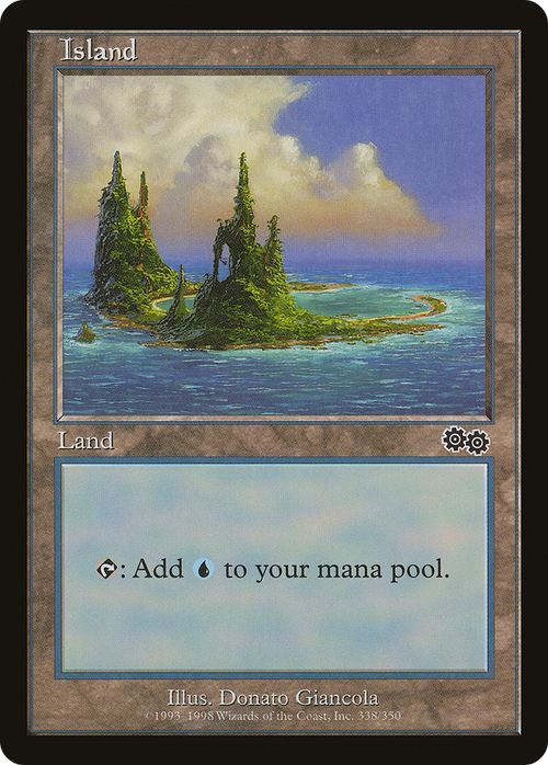 Island (338) (USG-338) - Urza's Saga