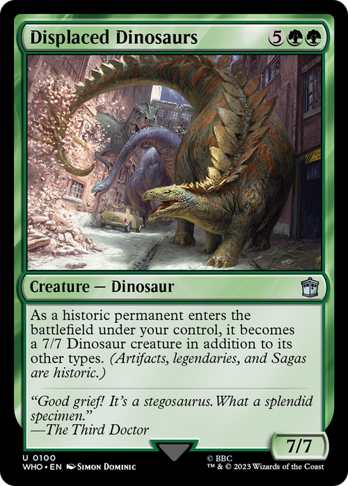 Displaced Dinosaurs (WHO-100) - Doctor Who