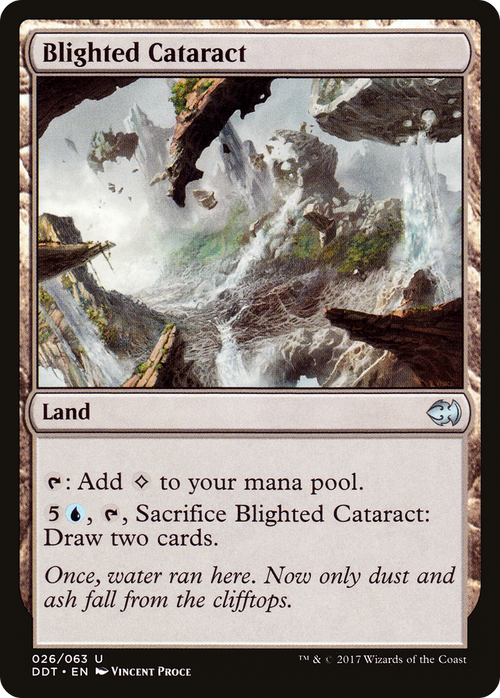 Blighted Cataract (DDT-026) - Duel Decks: Merfolk vs. Goblins