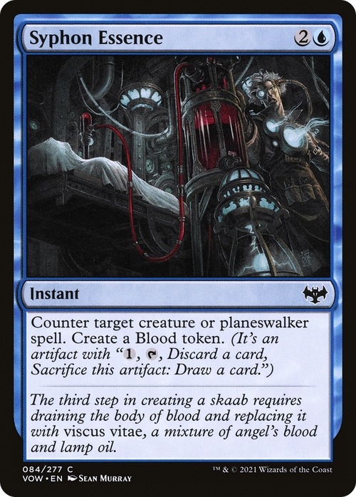 Syphon Essence (VOW-084) - Innistrad: Crimson Vow Foil