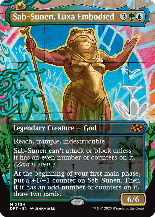 Sab-Sunen, Luxa Embodied (Borderless) (DFT-354) - Aetherdrift Foil