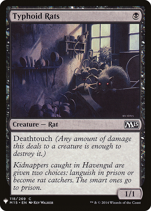 Typhoid Rats (LIST-M15-118) - The List