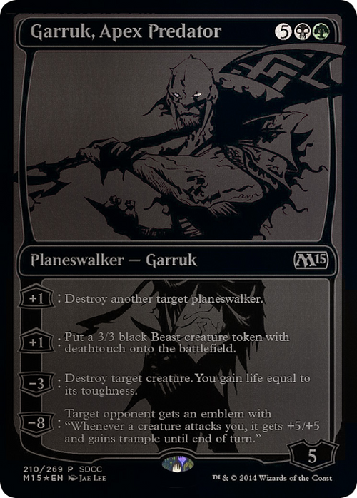 Garruk, Apex Predator (SDCC 2014 Exclusive) (MEDIA-210) - San Diego Comic-Con 2014 Foil
