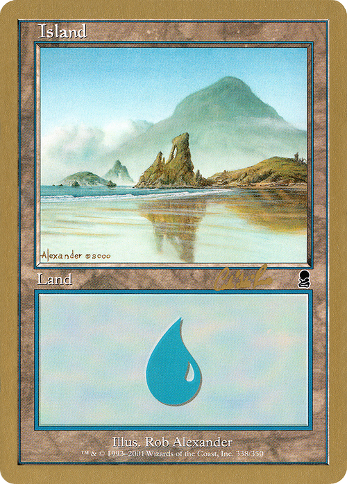 Island (338) - 2002 Carlos Romao (ODY) (WCD-) - World Championship Decks 2002