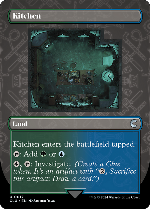 Kitchen (Borderless) (CLU-017) - Ravnica: Clue Edition