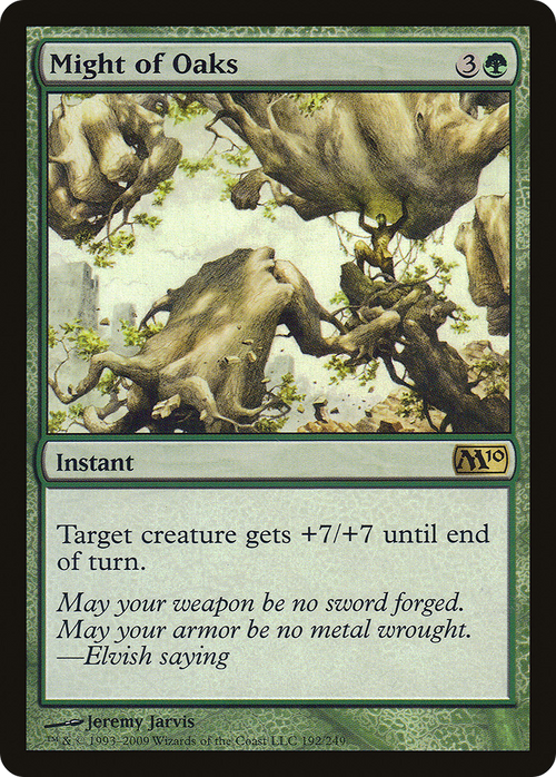Might of Oaks (M10-192) - Magic 2010 Foil